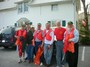 Rotarians ready to go to work.